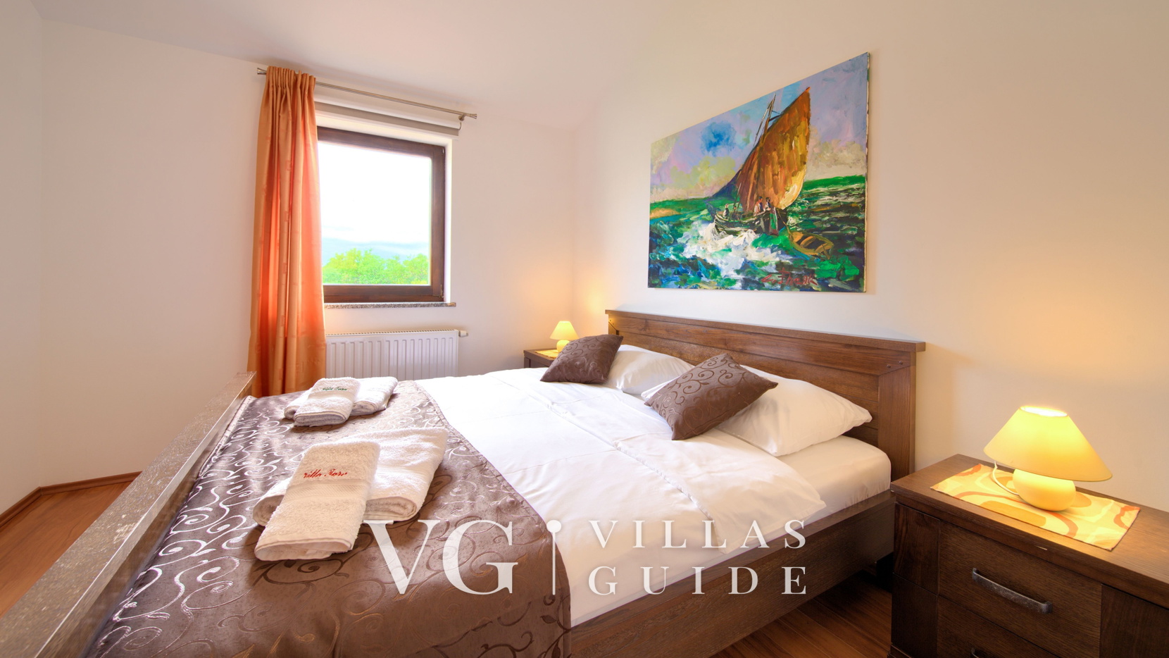 Villa Tara with a beautiful heated pool Spavaća soba