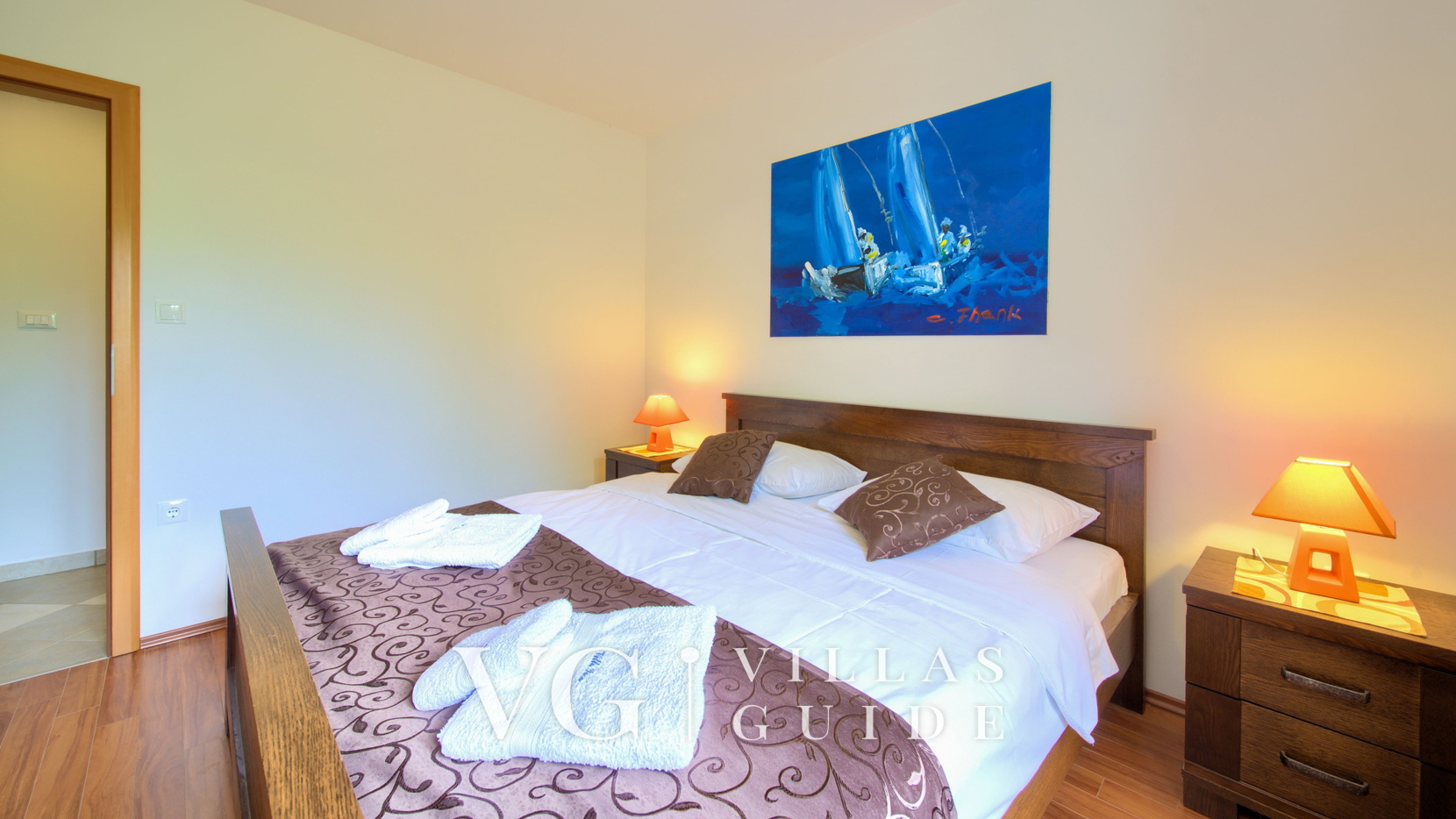 Villa Tara with a beautiful heated pool Spavaća soba