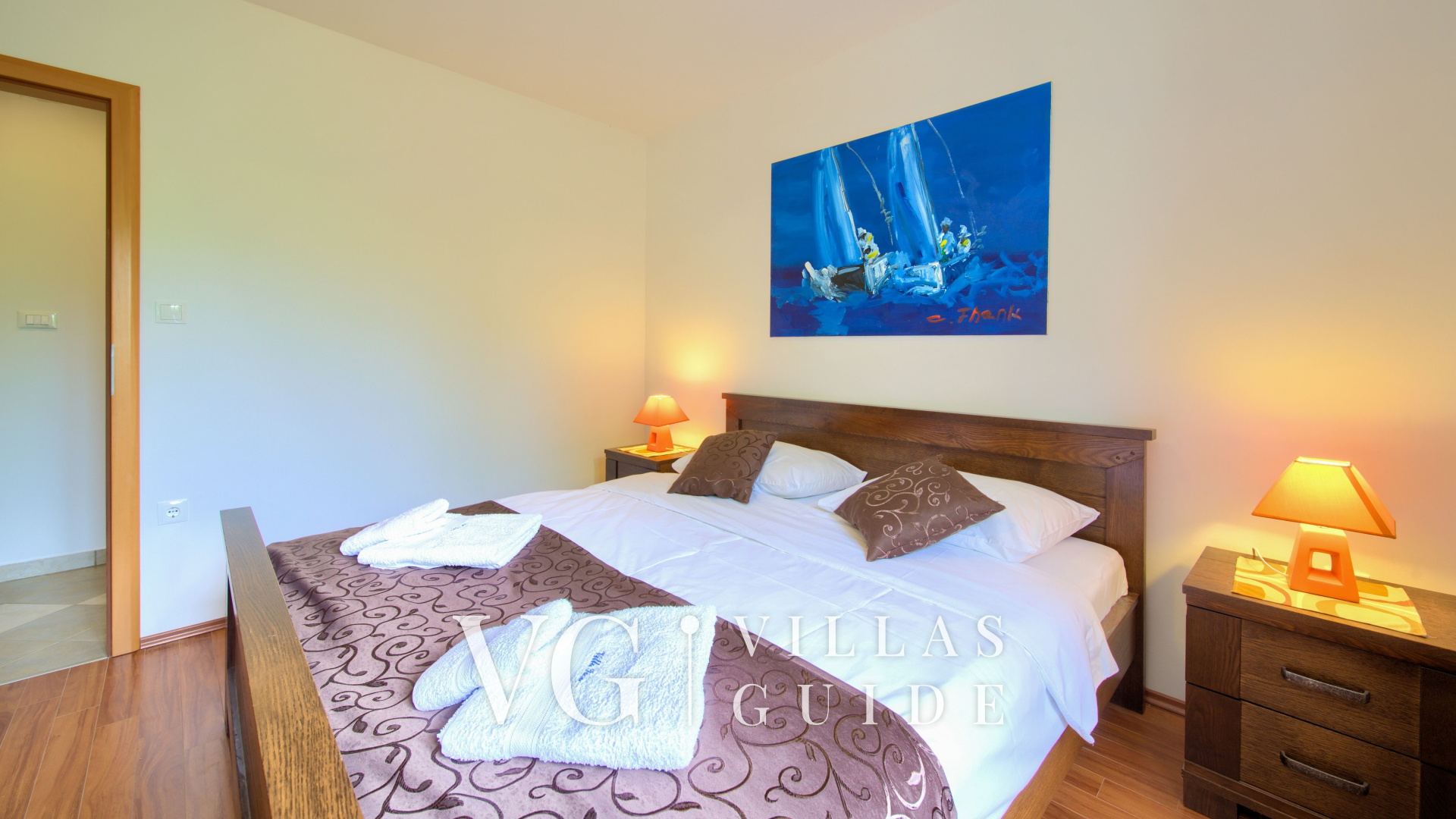 Villa Tara with a beautiful heated pool Camera da letto