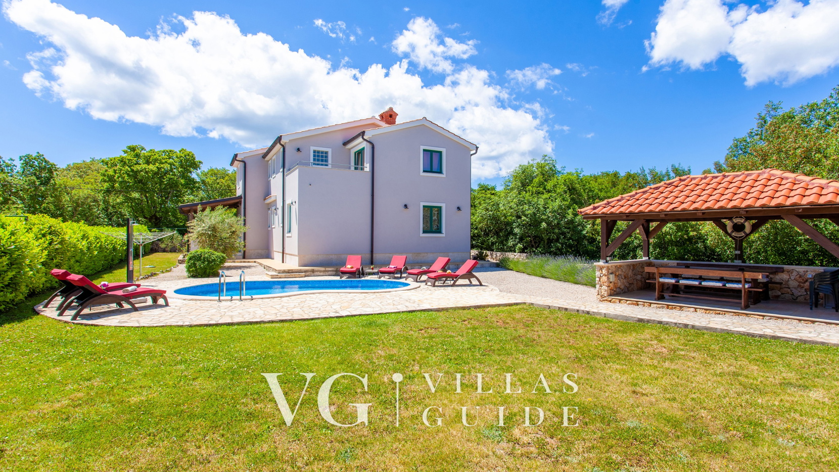 Villa Tara with a beautiful heated pool Dvorište i vanjski dio objekta