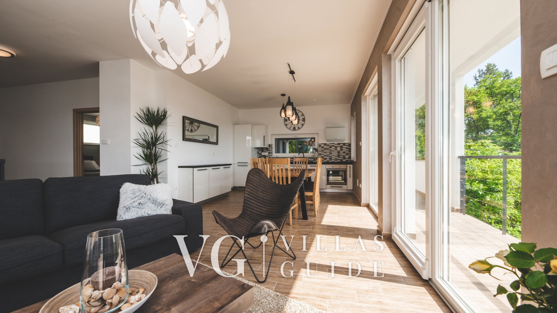 Luxury Villa Mihaela heated pool&beachfront&pet friendly Wohnzimmer