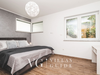 Luxury Villa Mihaela heated pool&beachfront&pet friendly Schlafzimmer