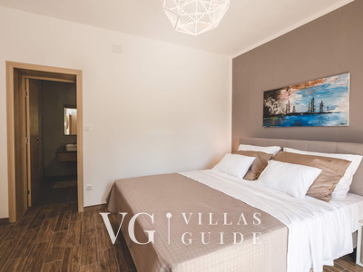 Luxury Villa Mihaela heated pool&beachfront&pet friendly Schlafzimmer