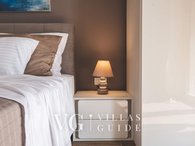 Luxury Villa Mihaela heated pool&beachfront&pet friendly Schlafzimmer