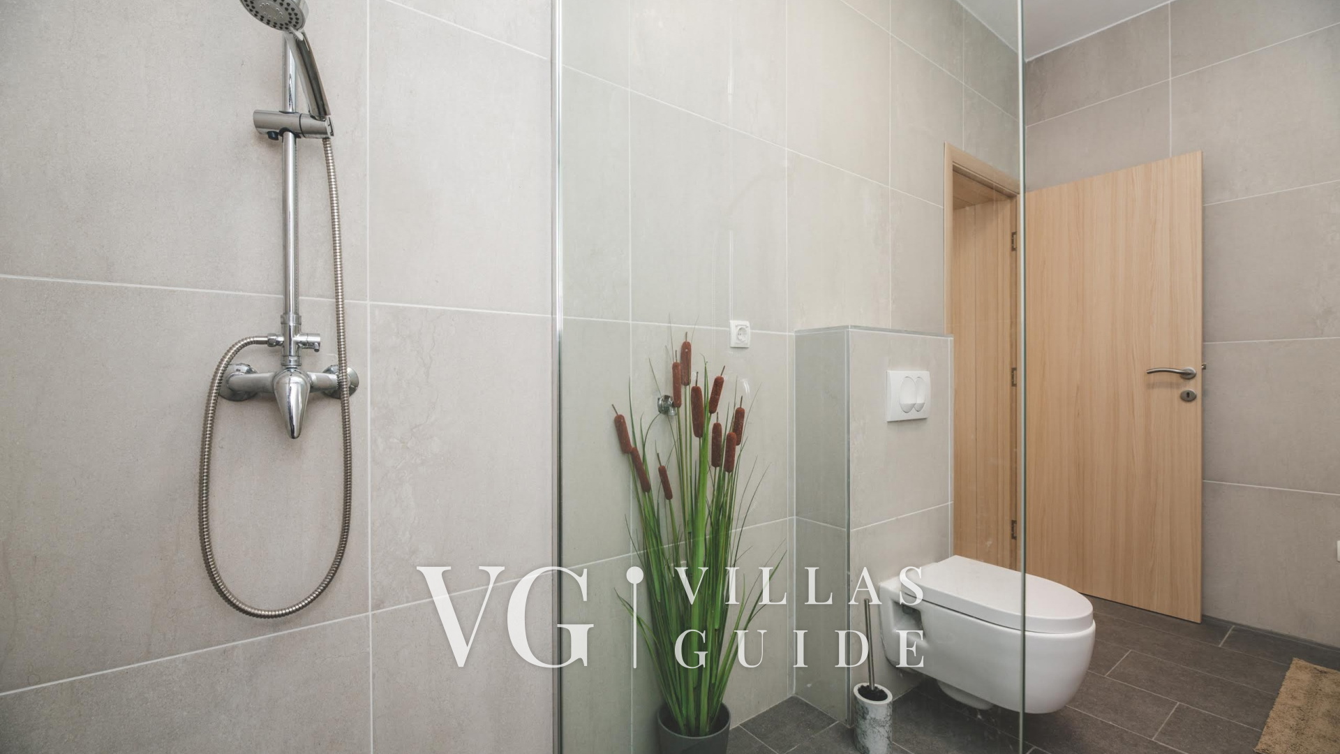 Luxury Villa Mihaela heated pool&beachfront&pet friendly Badezimmer