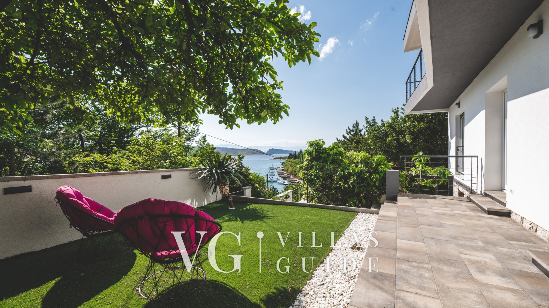 Luxury Villa Mihaela heated pool&beachfront&pet friendly Garten und Außenbereich