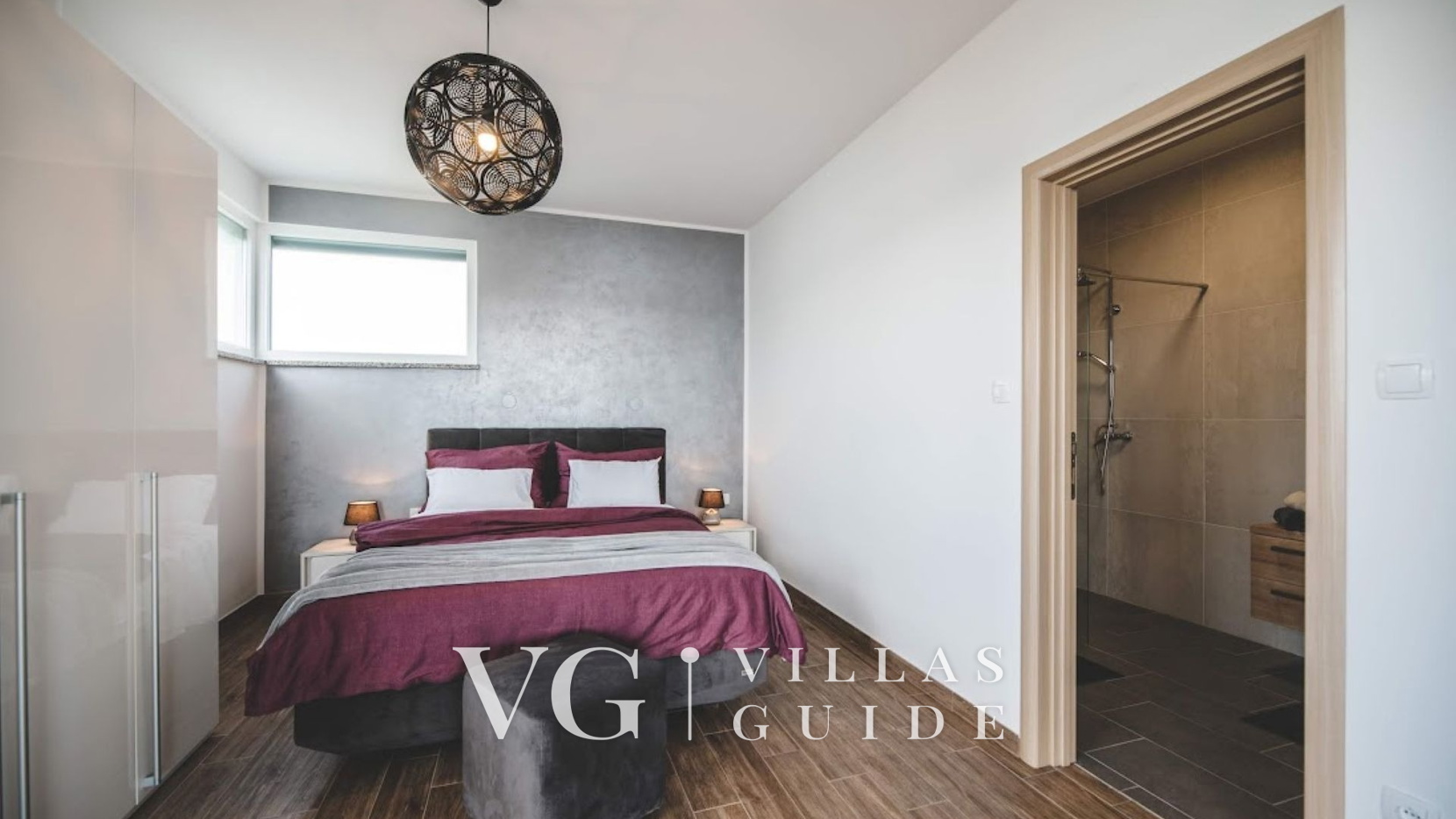 Luxury Villa Mihaela heated pool&beachfront&pet friendly Bedroom