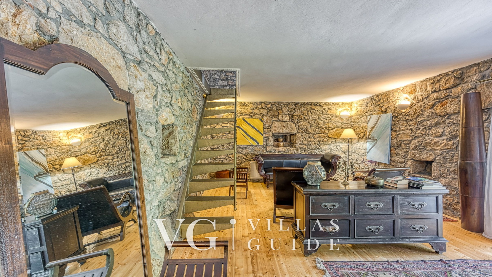 Villa Menta 1 - indigenous stone house Dnevni boravak