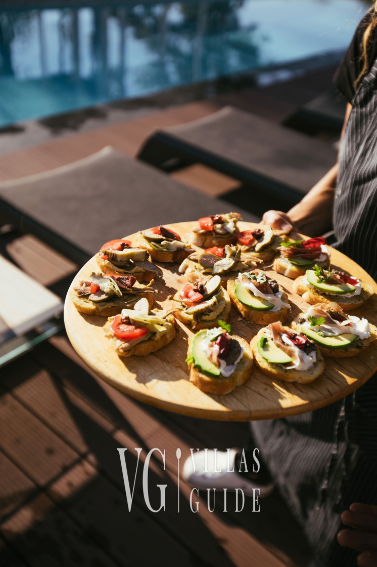 Villa Calvia Crispinilla Küche