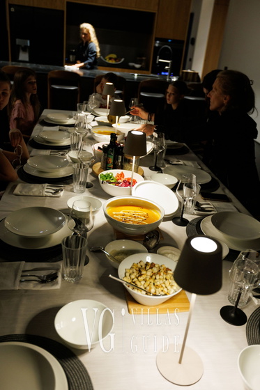 Villa Calvia Crispinilla Küche