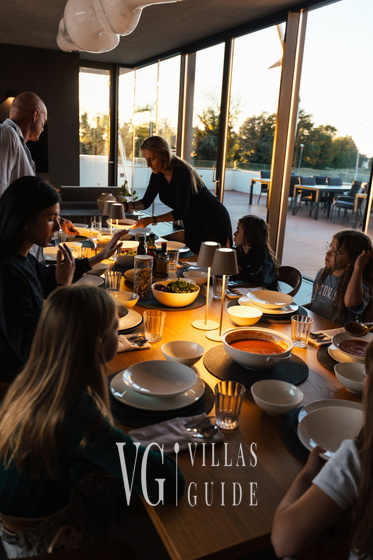 Villa Calvia Crispinilla Küche