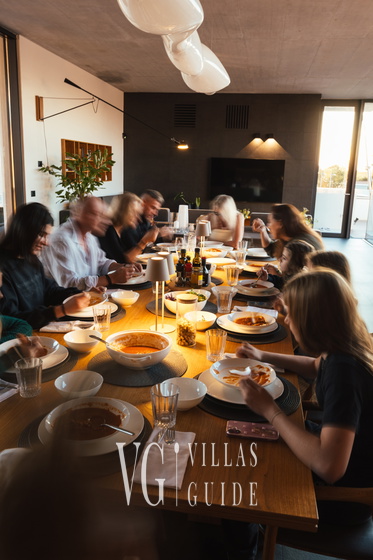 Villa Calvia Crispinilla Küche