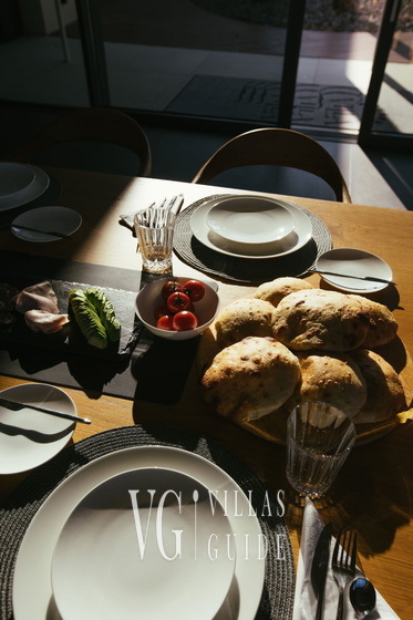 Villa Calvia Crispinilla Küche