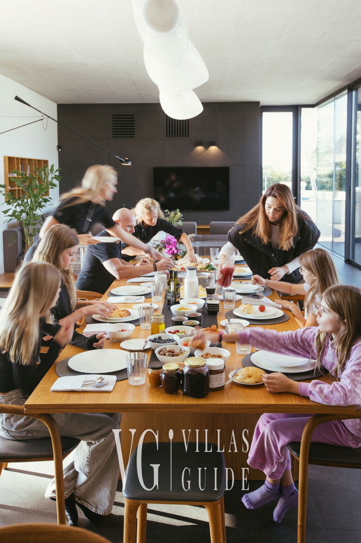 Villa Calvia Crispinilla Küche