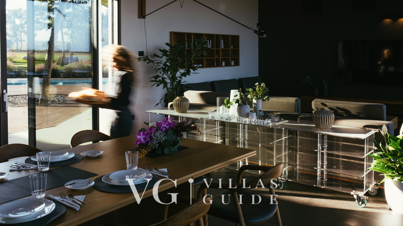 Villa Calvia Crispinilla Küche