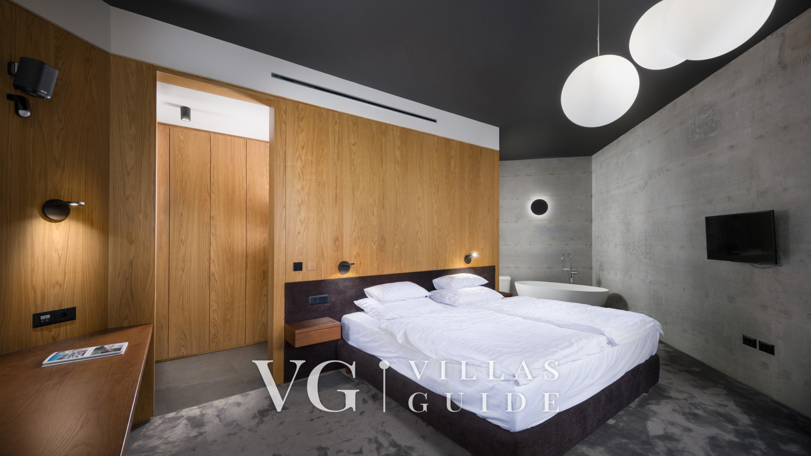 Villa Calvia Crispinilla Schlafzimmer