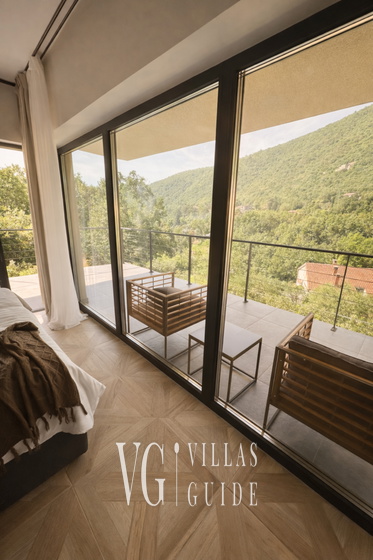 Luxury Villa Draga s Pearl with pool&near sea Spavaća soba