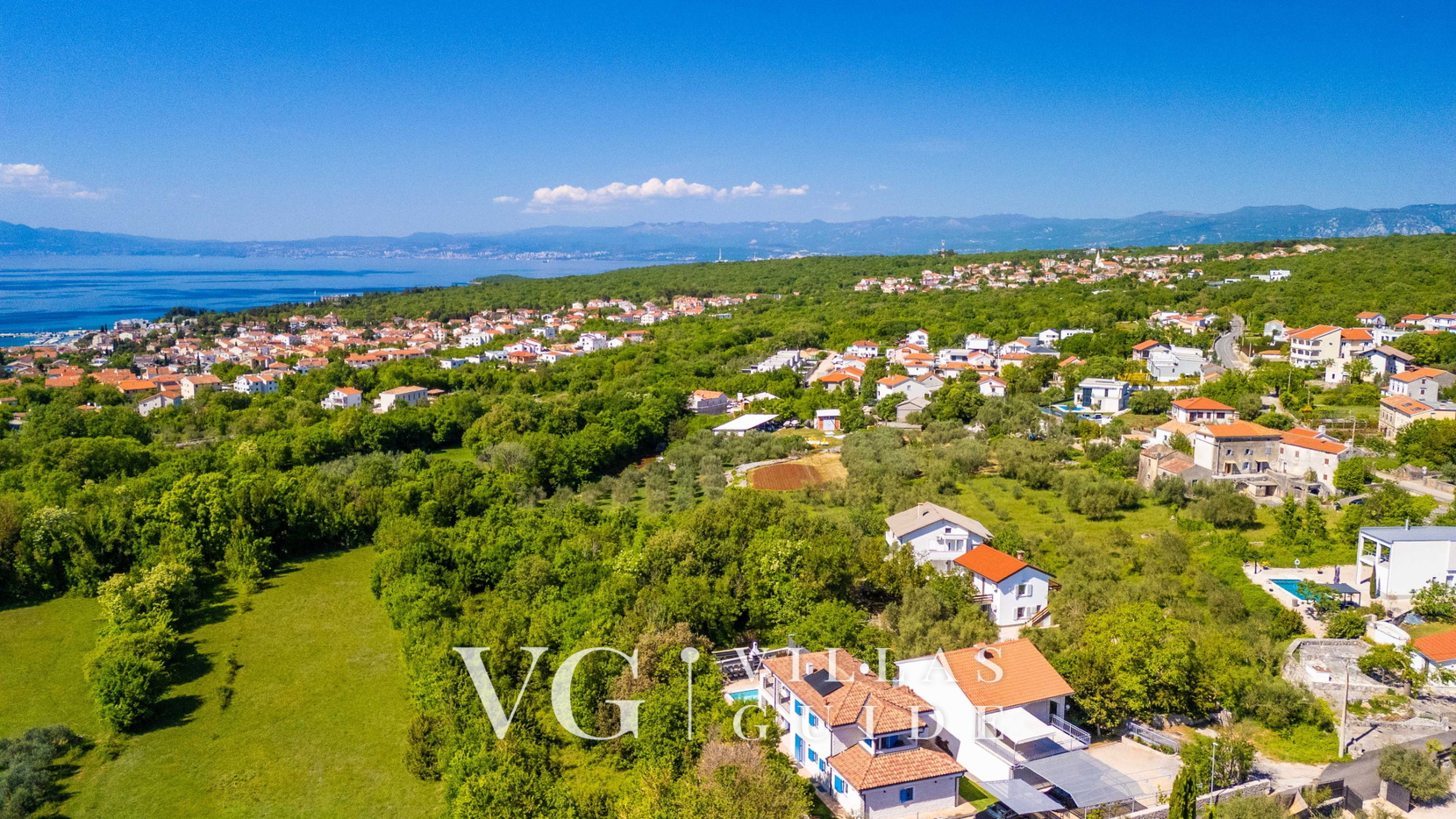 Villa Valle Malinska - Luxury Villa Garden and property exterior