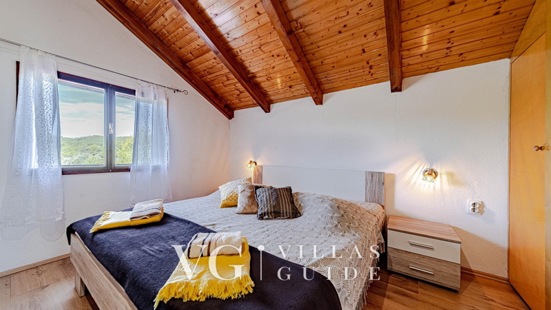 Holiday Home Ivan with heated pool Spavaća soba