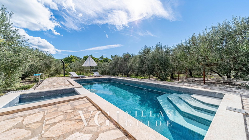 Holiday Home Ivan with heated pool Bazen