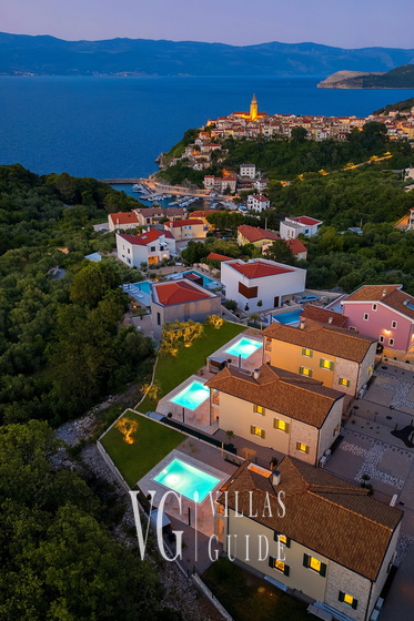 Villa Isla Blue 1  heated pool&welness Krk Garden and property exterior