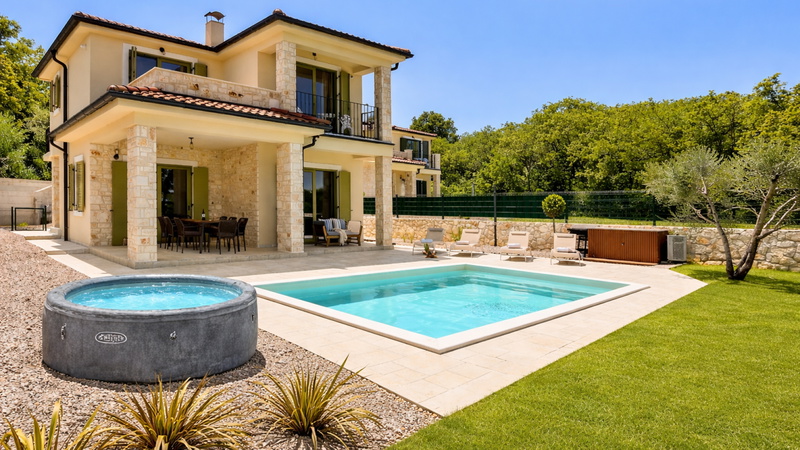 Villa Isla Blue 2 heated pool&welness Krk