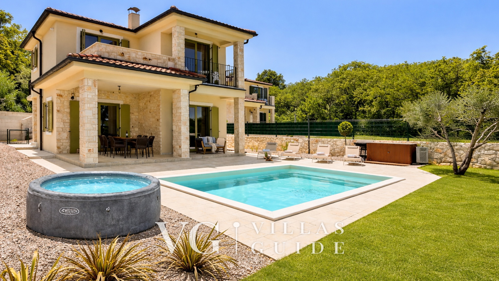 Villa Isla Blue 2 heated pool&welness Krk