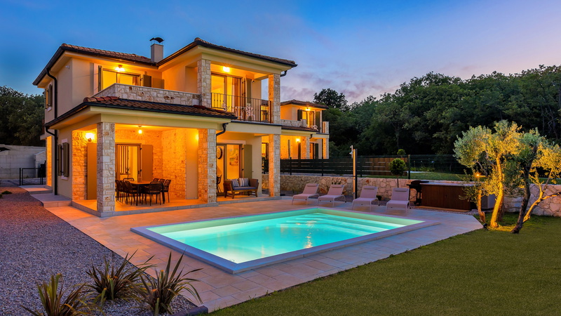 Villa Isla Blue 2 heated pool&welness Krk