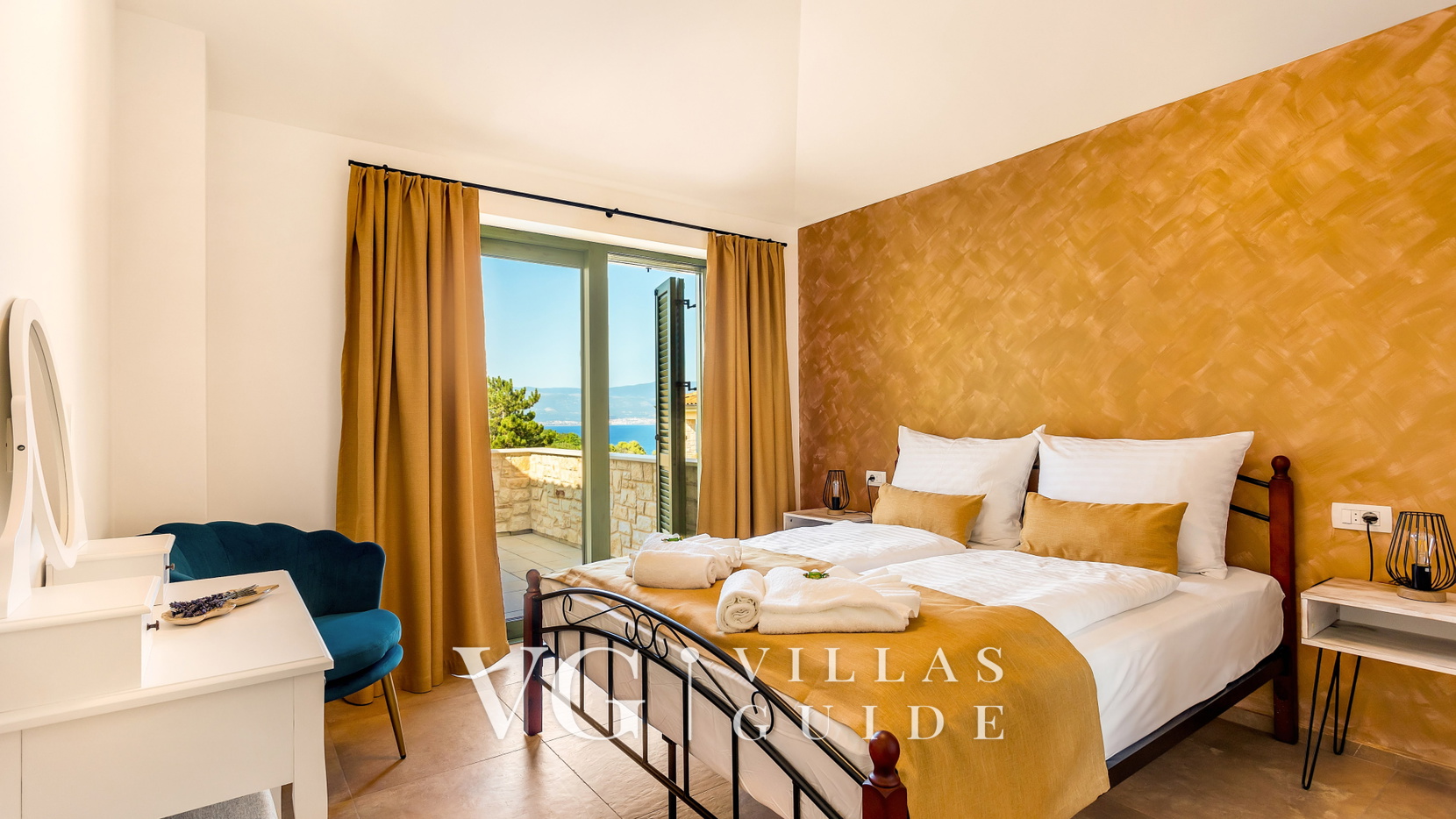 Villa Isla Blue 3 heated pool&welness Krk Spavaća soba