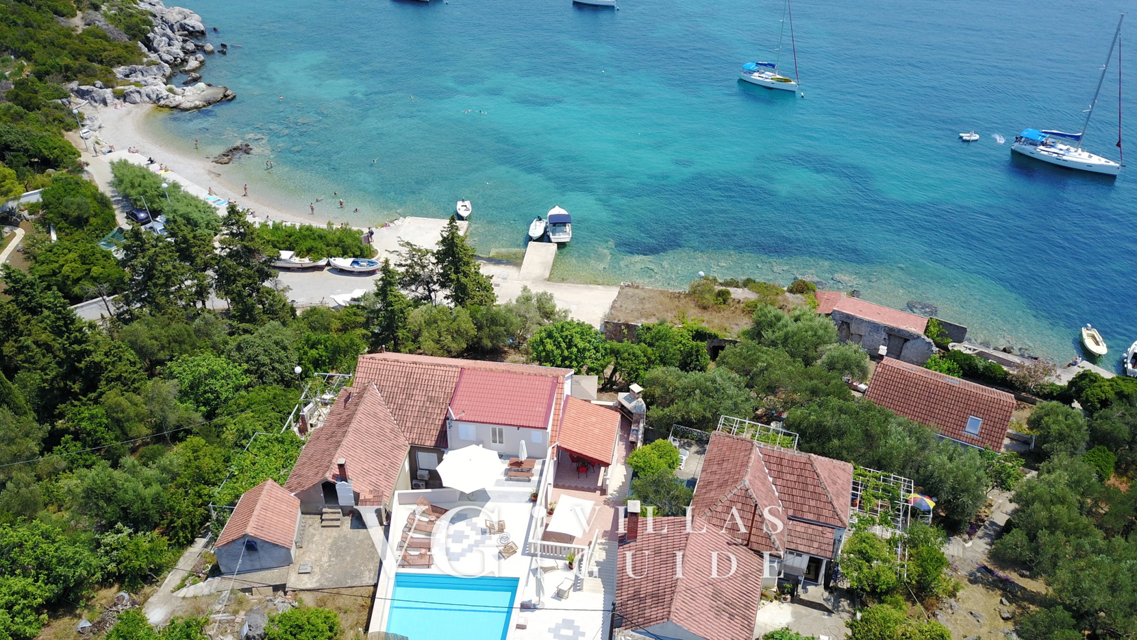 Villa Margarita Šipan Giardino e esterni della proprietà