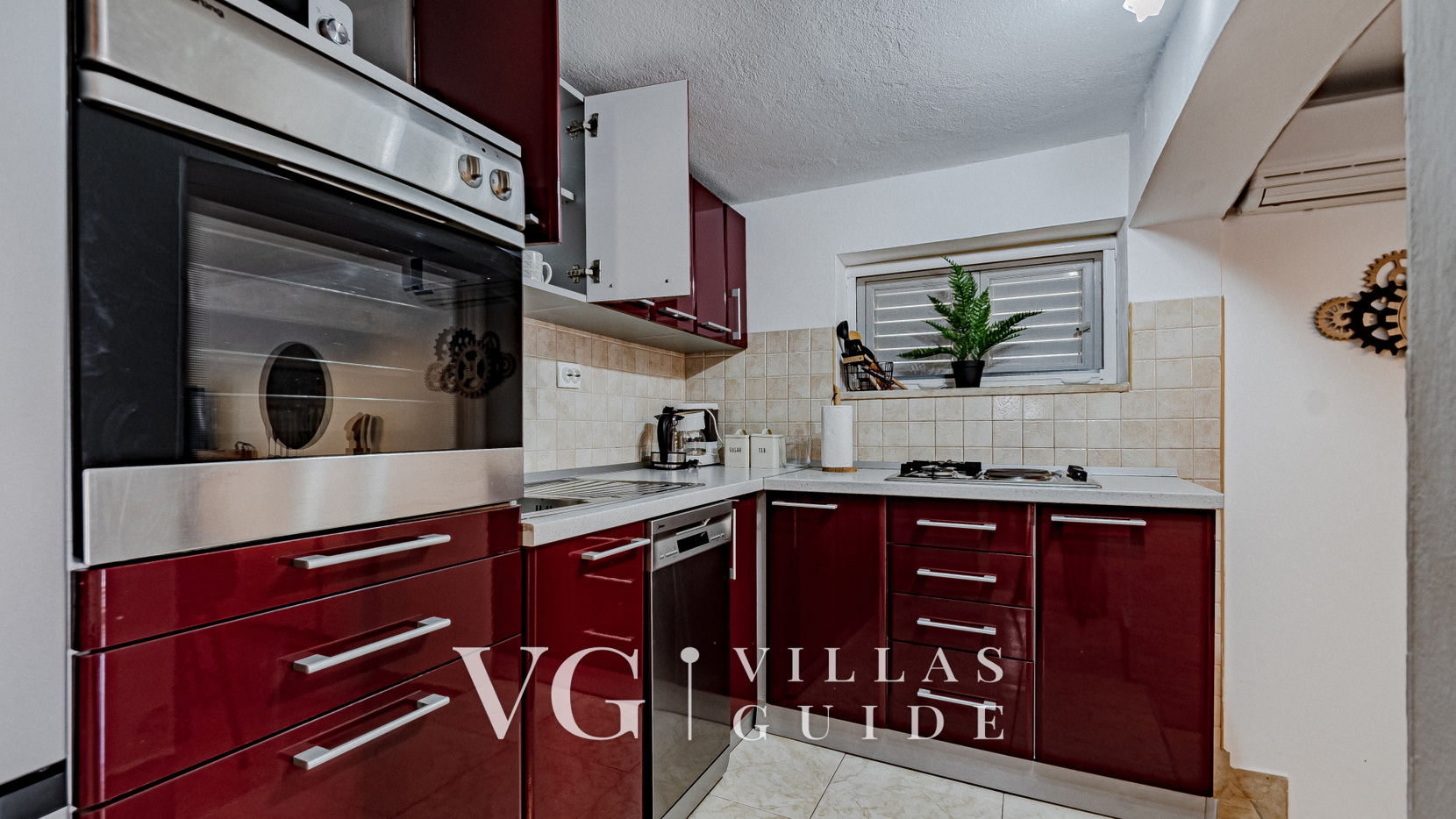 Seafront Villa Naty Kitchen