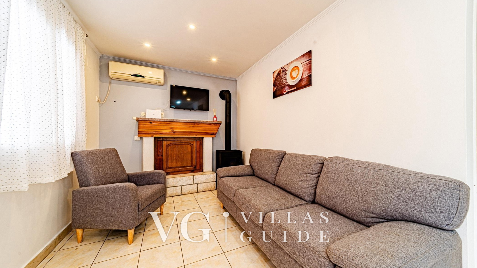 Seafront Villa Goga Wohnzimmer