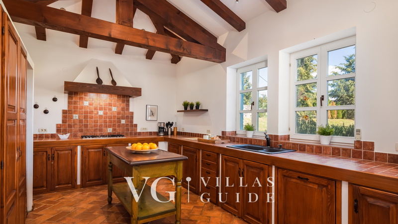 Villa Primavera pool&pet friendly Grožnjan Küche