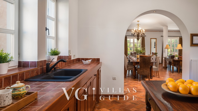 Villa Primavera pool&pet friendly Grožnjan Küche