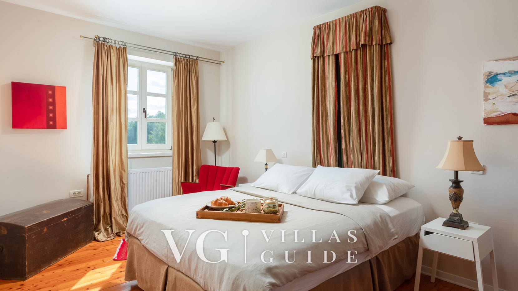 Villa Primavera pool&pet friendly Grožnjan Schlafzimmer