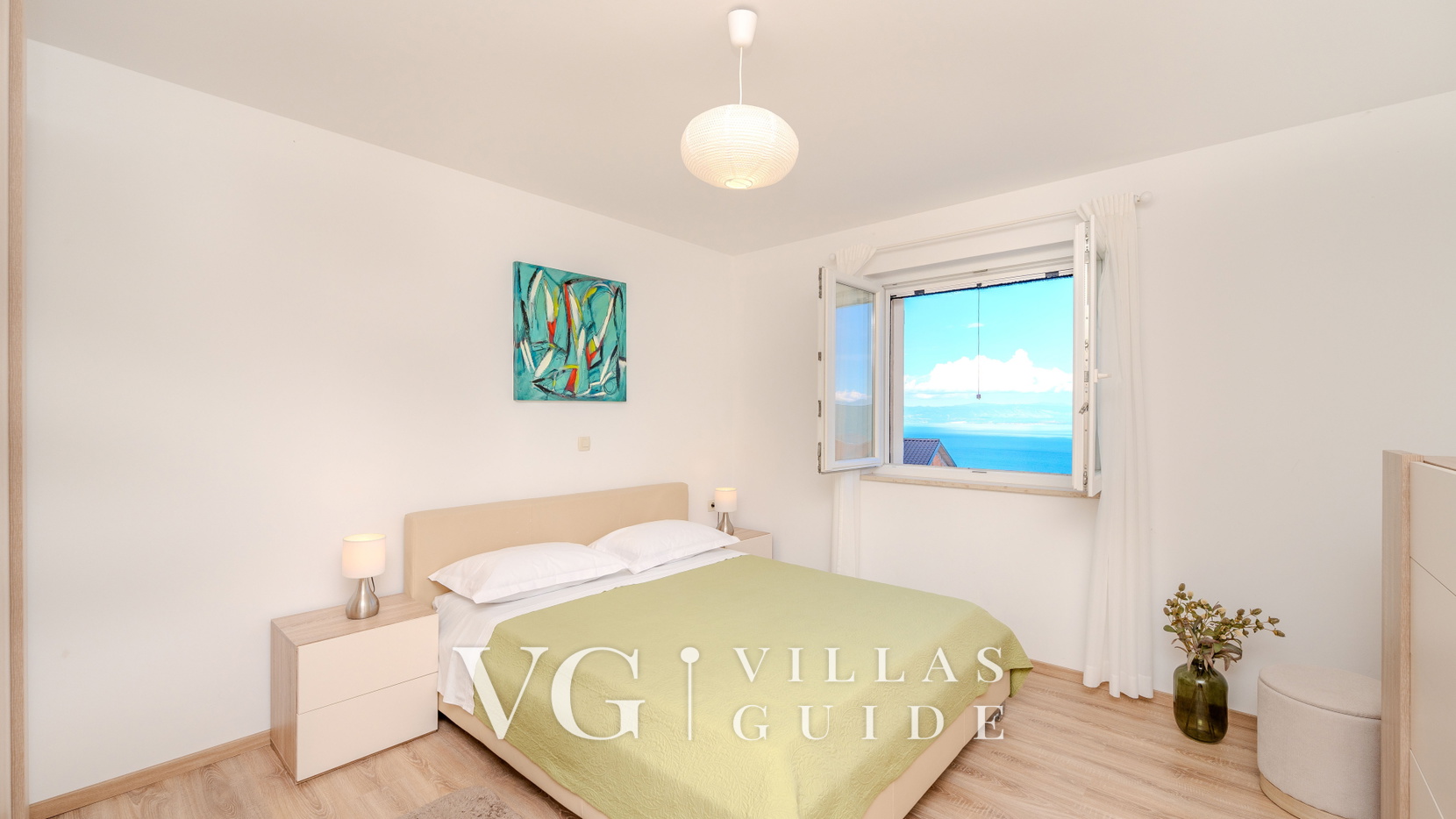 Villa Lusia pool&sauna Opatija Spavaća soba
