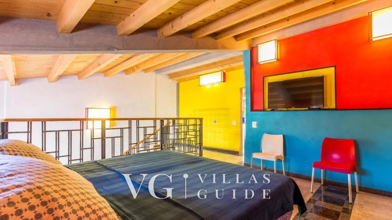 House Mondrian Schlafzimmer