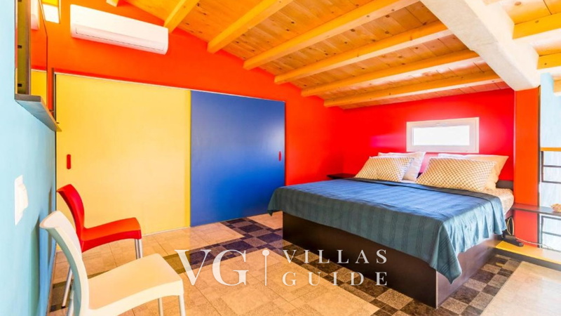 House Mondrian Schlafzimmer