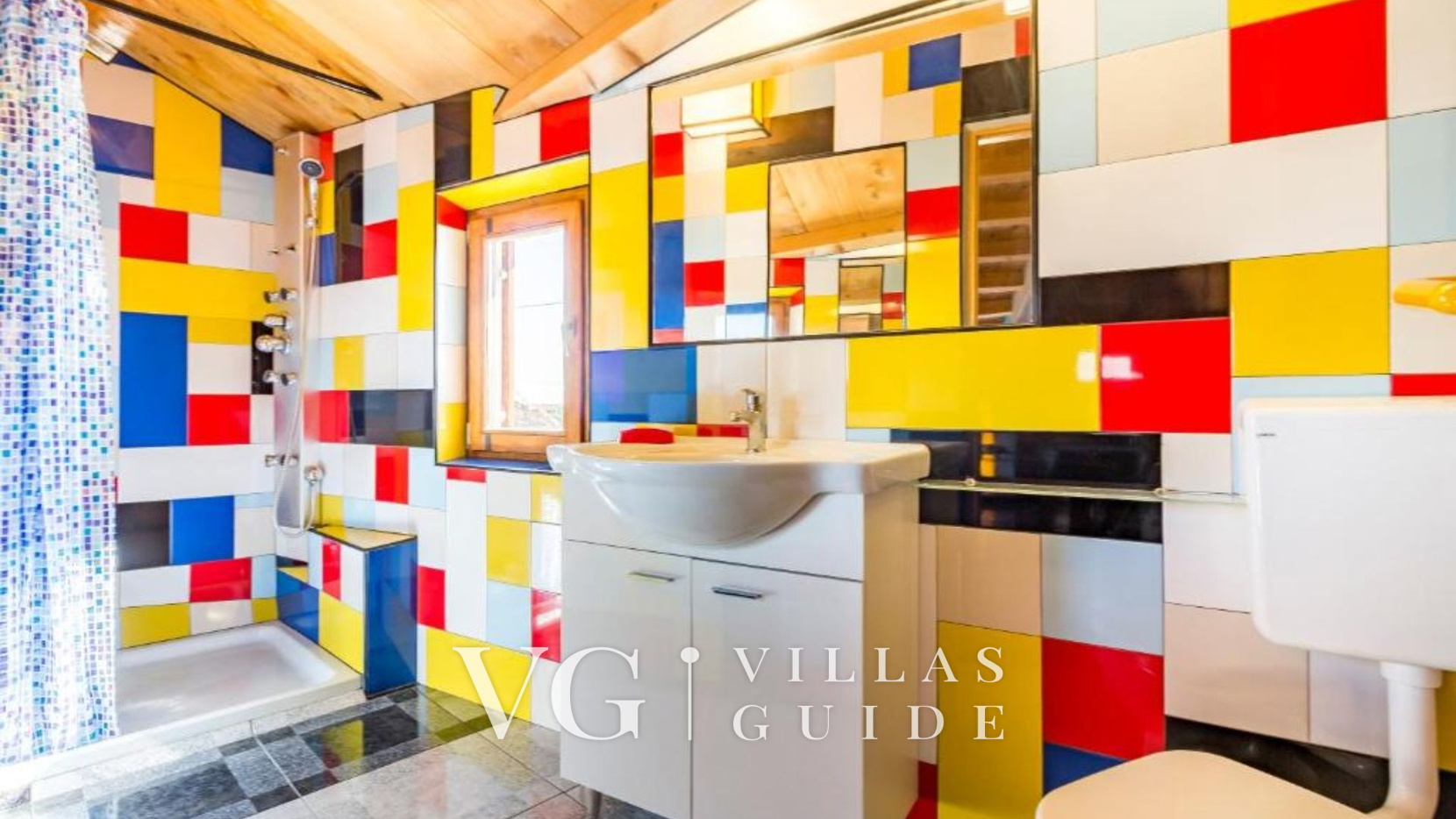 House Mondrian Badezimmer