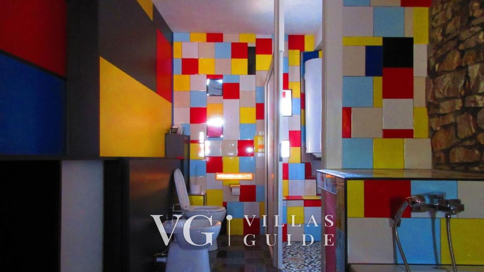 House Mondrian Badezimmer