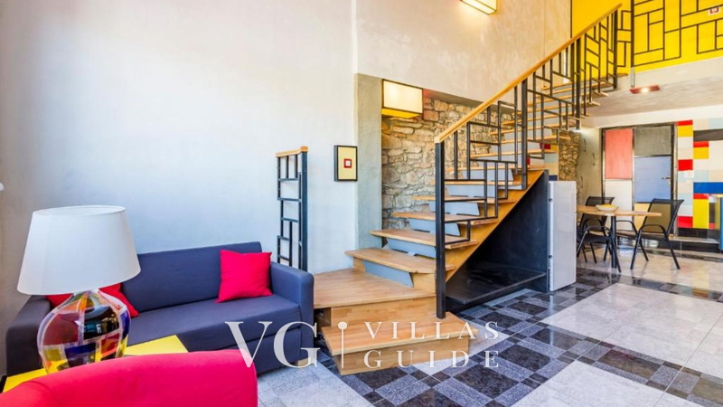 House Mondrian Wohnzimmer