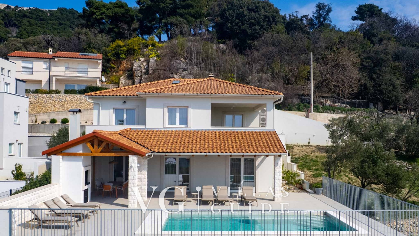 Villa Rabella – private luxury villa Croatia island Dvorište i vanjski dio objekta