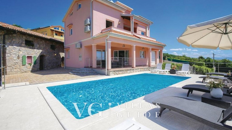 Villa Happiness pool&Wellness Opatija Garden and property exterior