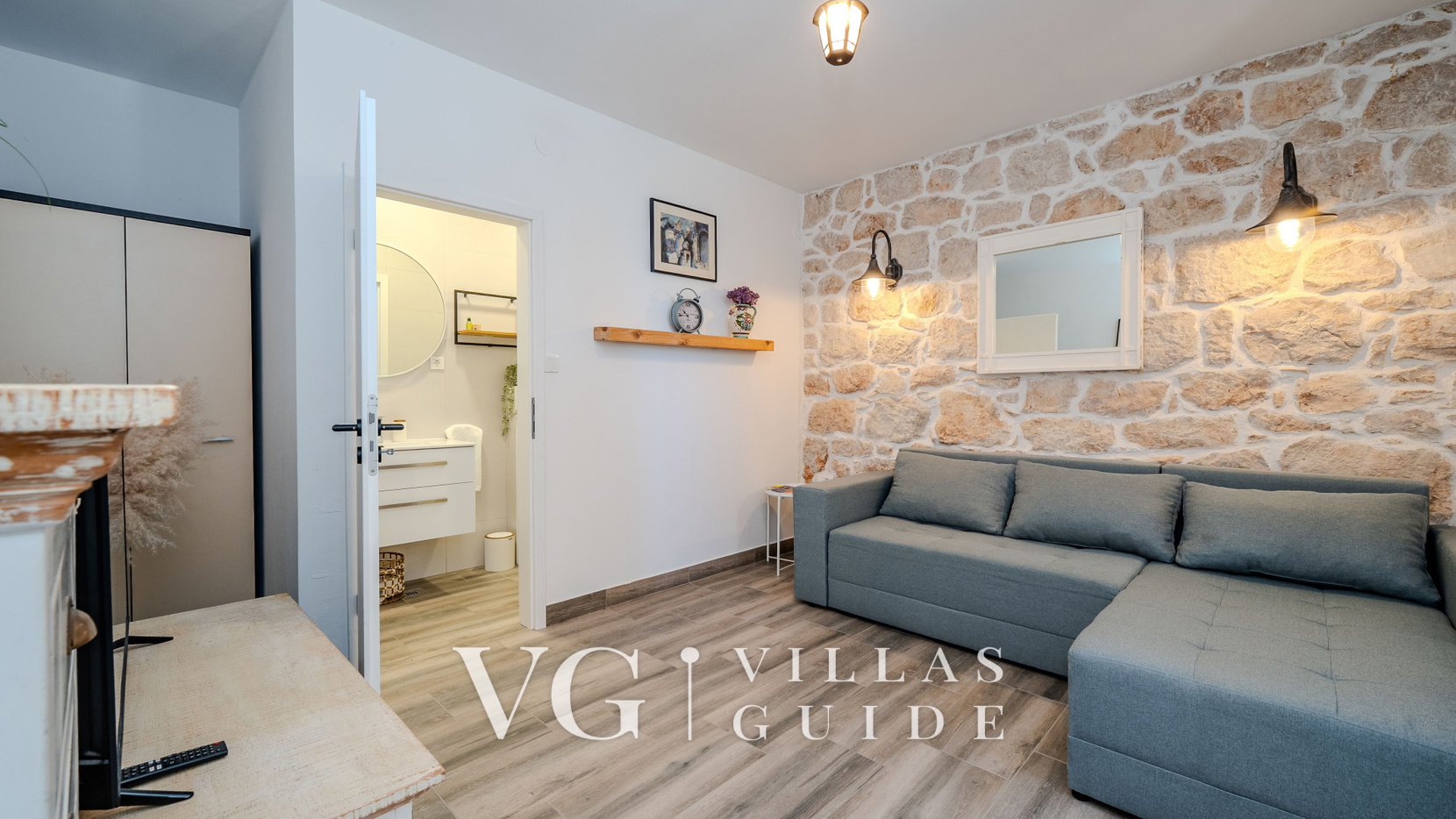 Villa Pantovcak with stunning views Living room