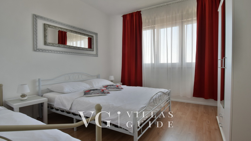 Apartman Adriana with panoramic sea wiev Camera da letto