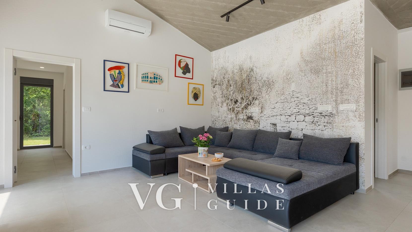 Villa Bateli Wohnzimmer