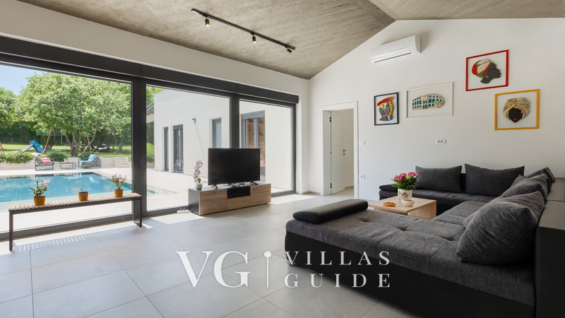 Villa Bateli Wohnzimmer