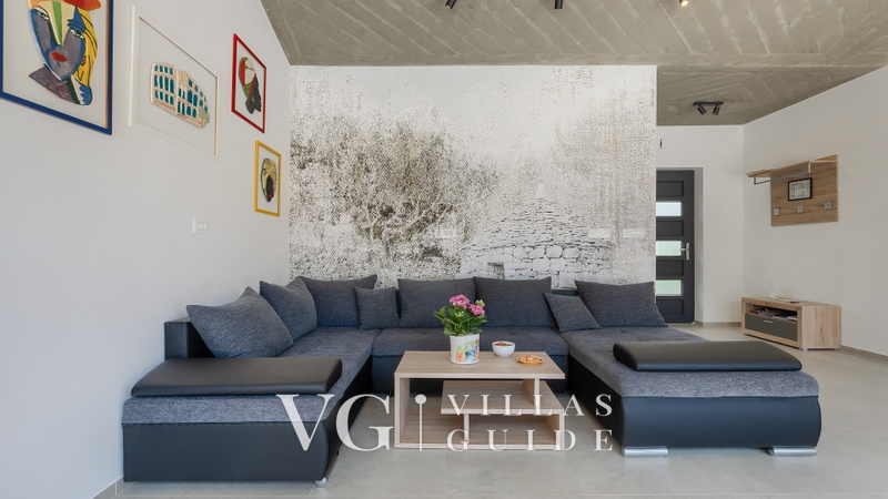 Villa Bateli Wohnzimmer
