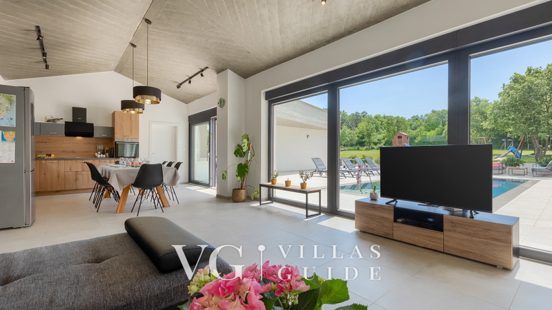 Villa Bateli Wohnzimmer