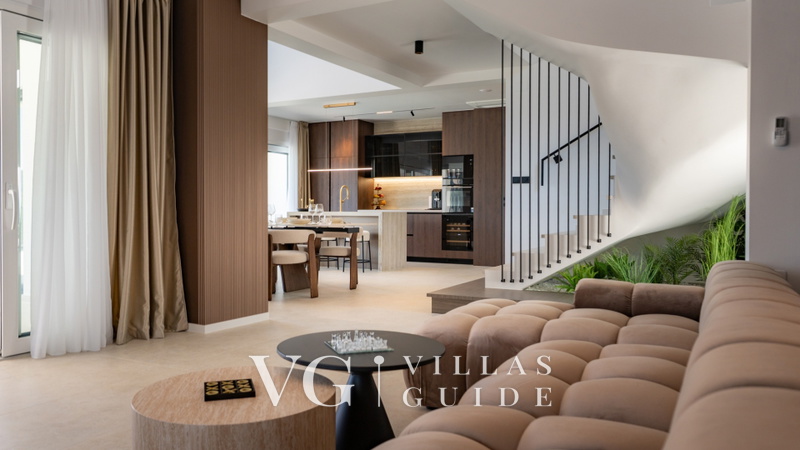 Villa Lucija Loparia pool&welness Rab Dnevni boravak